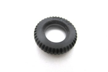 DINKY TOYS pneu 12 mm noir cranté marquage DUNLOP