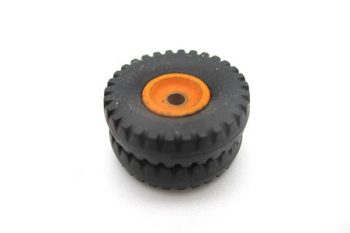 Roue jumelée d'origine orange DINKY TOYS