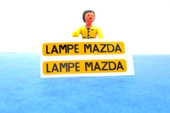Décalcomanies LAMPE MAZDA pour Peugeot DINKY TOYS
